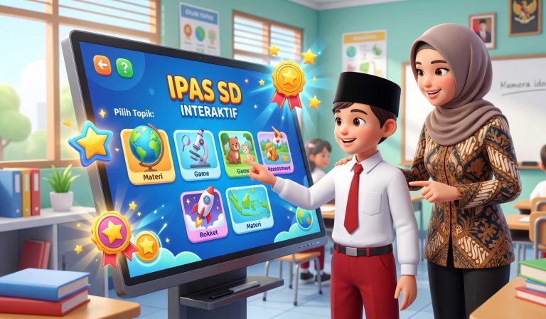 Cara Belajar IPAS SD Interaktif Lewat Materi dan Game Seru