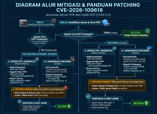 Panduan Mitigasi CVE-2026-109618: Cara Patching Celah RCE PHP di Ubuntu, Debian, dan Docker