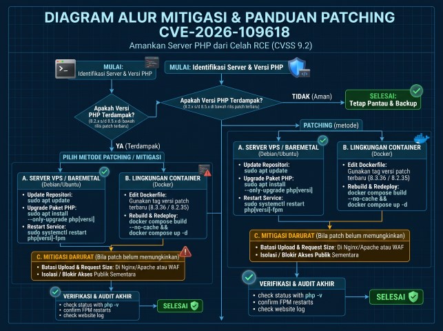 Panduan Mitigasi CVE-2026-109618: Cara Patching Celah RCE PHP di Ubuntu, Debian, dan Docker